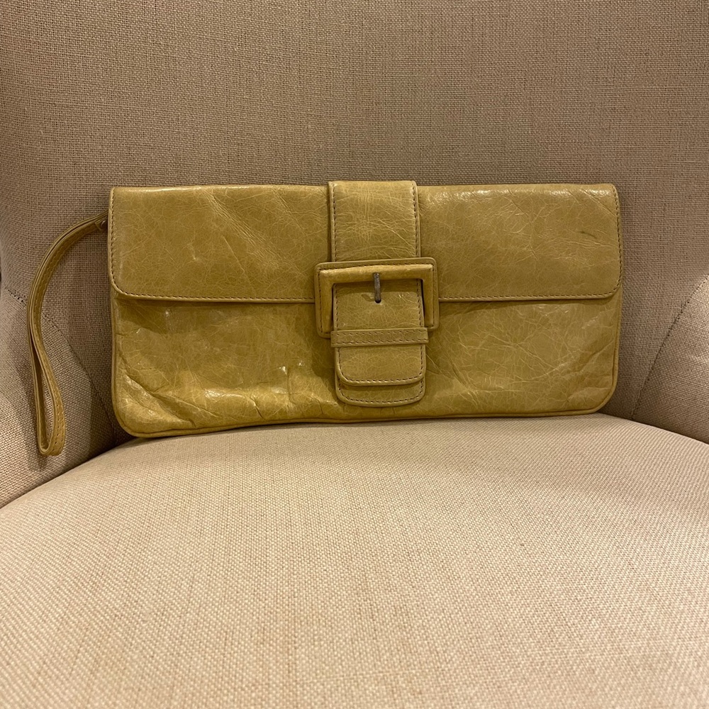 Hobo Vintage Yellow Wristlet
